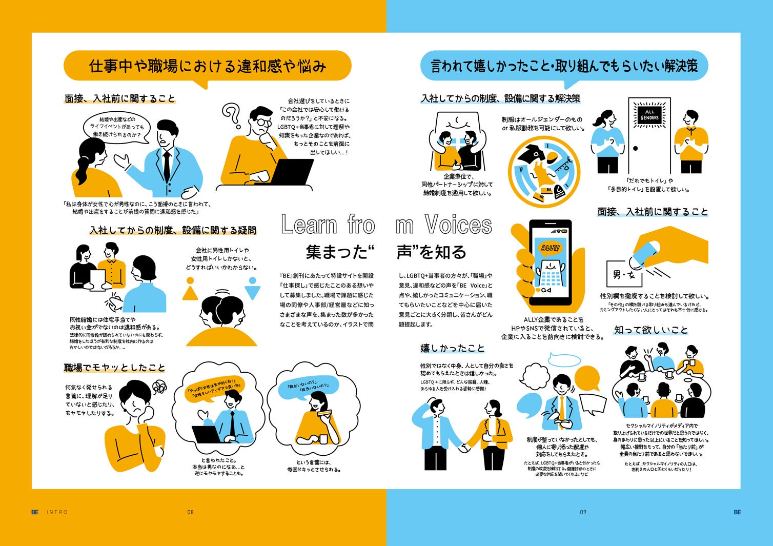 「BE」（提供写真）