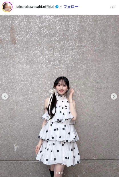 川崎桜Instagramより