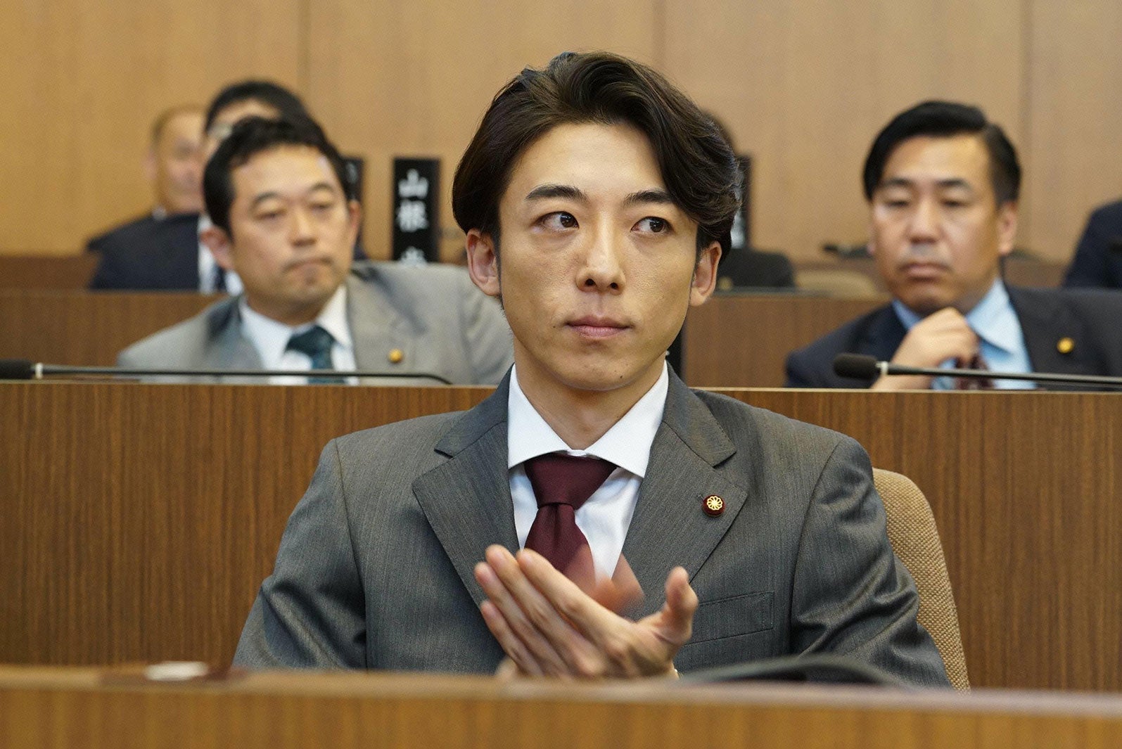 高橋一生／「民衆の敵」第4話より（C）フジテレビ