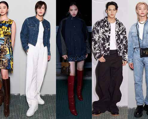 NewJeansへイン・Koki,・NCT 127ユウタら、韓国「ルイ・ヴィトン」ショーに豪華集結