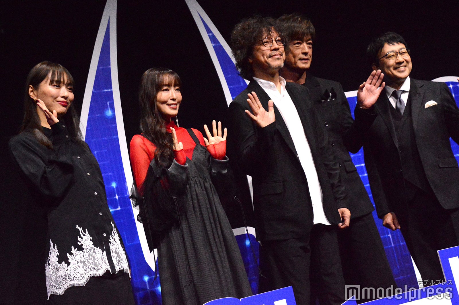 （左から）内田理央、日笠陽子、浦沢直樹、藤真秀、関俊彦（C）モデルプレス