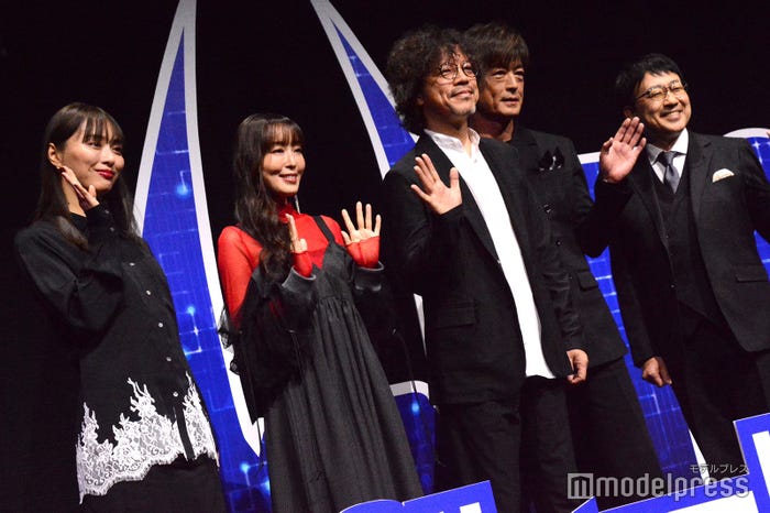 (左から)内田理央、日笠陽子、浦沢直樹、藤真秀、関俊彦(C)モデルプレス