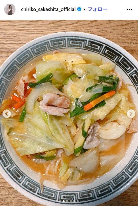 坂下千里子Instagramより