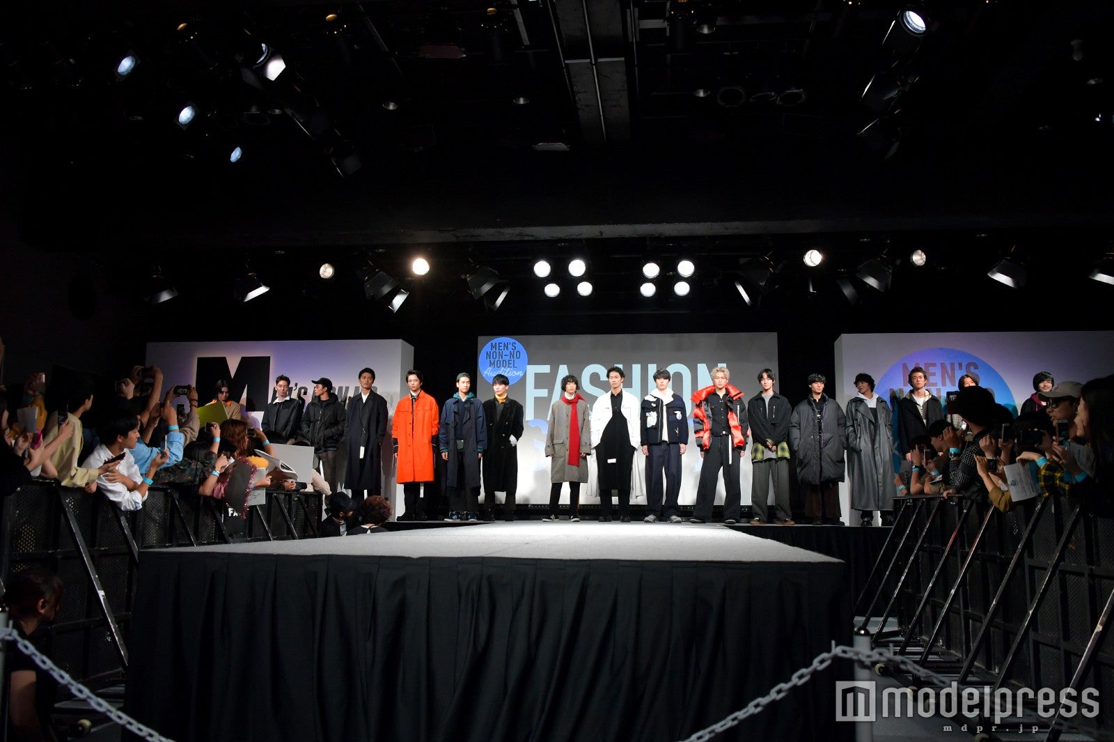 現メンズノンノモデル17名全員が集結（C）モデルプレス