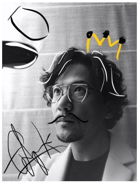 香取慎吾の写真加工を真似した稲垣吾郎/稲垣吾郎公式ブログより