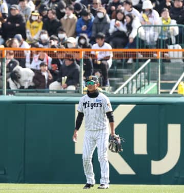 阪神 西純矢が野手として“甲子園デビュー” 場内アナウンスに大歓声 昨オフから野手転向