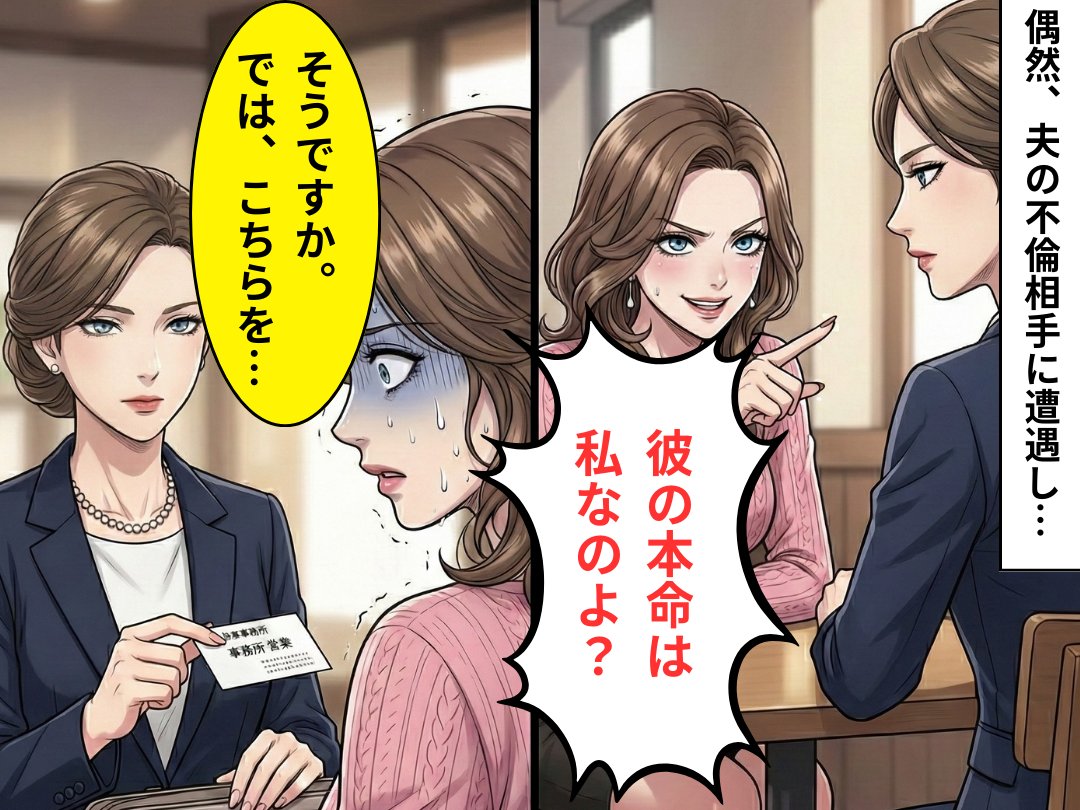 「本命は私よ？（笑）」勝ち誇る女が妻に離婚要求。だが直後⇒妻が【正体】を明かした瞬間、形勢逆転した話