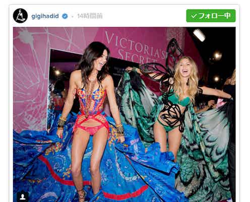 「夢が叶った」ジジ・ハディッド&ケンダル・ジェンナー「ヴィクトリアズ・シークレット」ファッションショーで圧倒的存在感