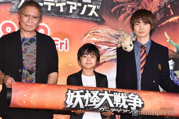 三池崇史監督、寺田心、神木隆之介(C)モデルプレス