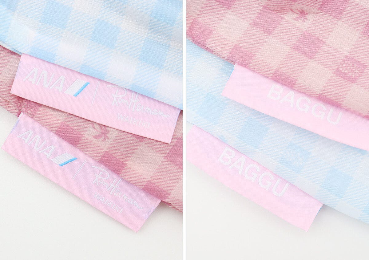 エコバッグに付いたANA×Ron