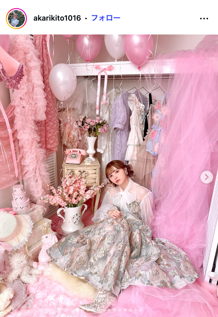 鬼頭明里Instagramより