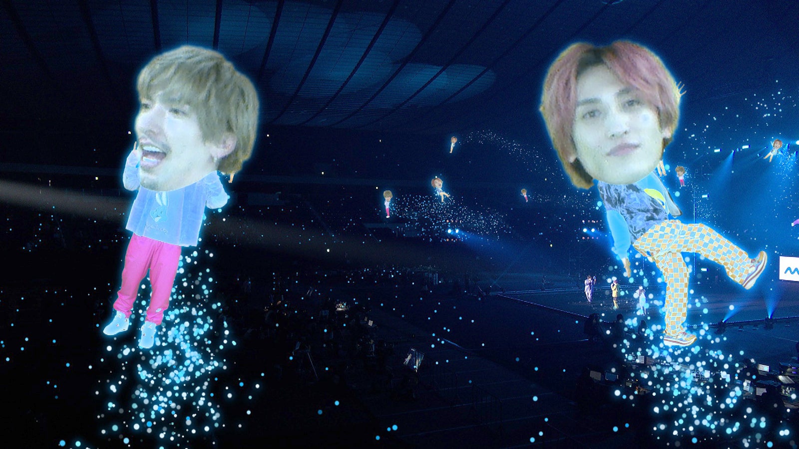 XR技術でEXITが登場（C)マイナビ 東京ガールズコレクション 2021 SPRING／SUMMER