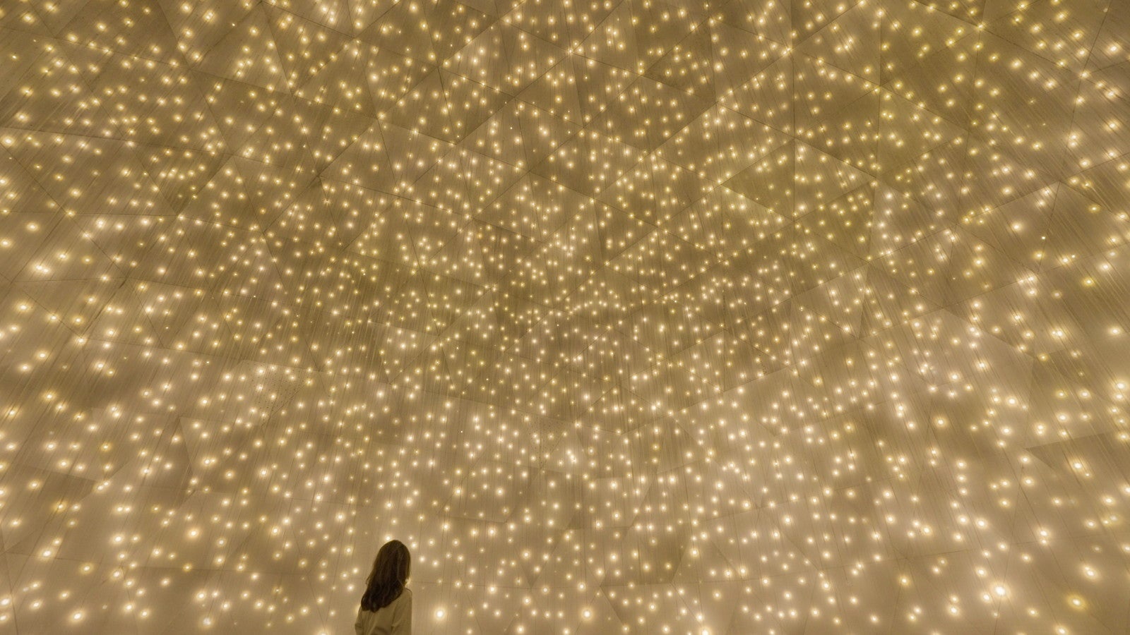 チームラボ《質量のない太陽と闇の太陽》（C）チームラボ