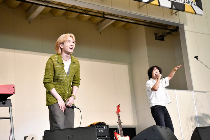 吉田仁人、映秀。(C)文化放送