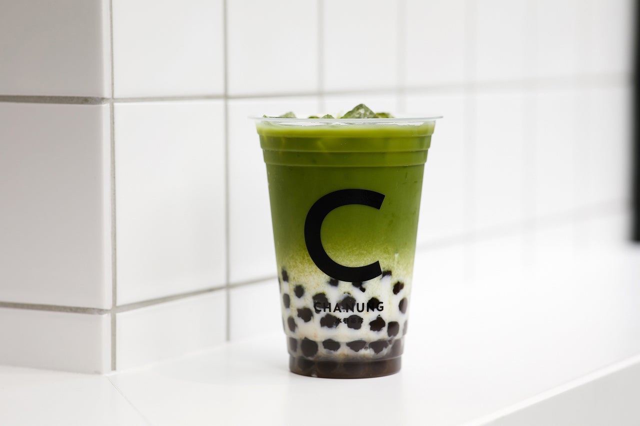 タピオカ抹茶ラテ650円／画像提供：CHA NUNG