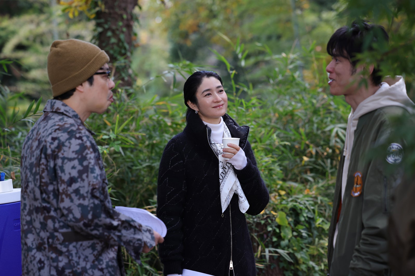 小松利昌、小雪、原田泰造「ノンレムの窓 2025・新春」より「よーい、フィクション！」（C）日本テレビ