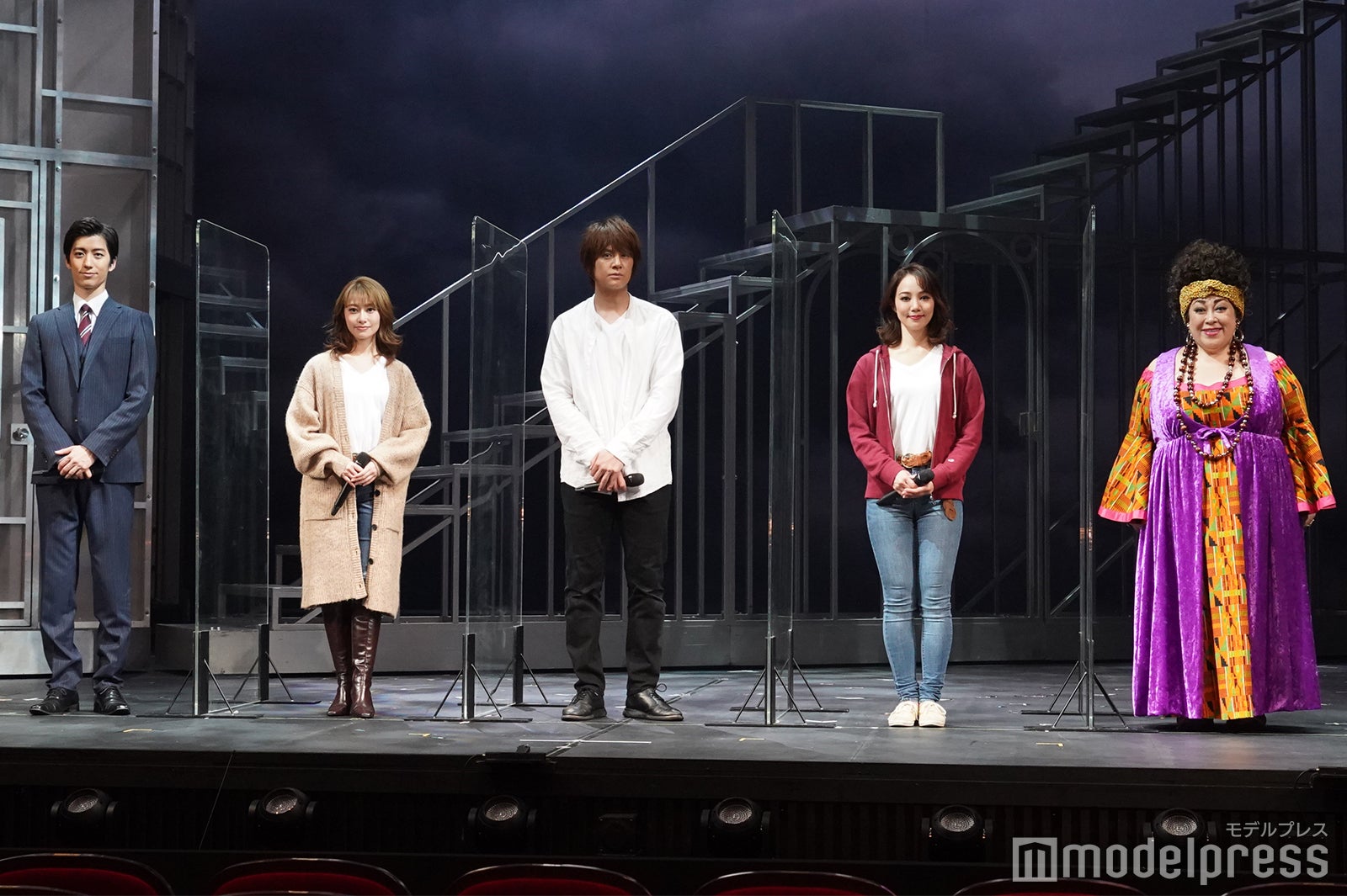 水田航生、桜井玲香、浦井健治、咲妃みゆ、森公美子 （C）モデルプレス