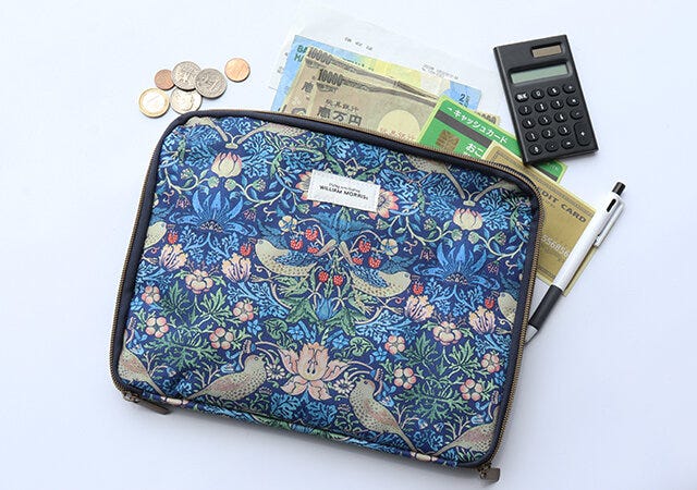 ウィリアム・モリス 収納ポーチ ムック本 ムック 付録 人気 おすすめ オススメ 宝島社 宝島 レビュー 便利 優秀 当たり 最高 2023 ウィリアム・モリス 収納ポーチ ウィリアムモリス WILLIAM