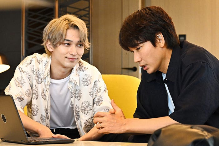 横浜流星、綾野剛「オールドルーキー」最終話より(C)TBS