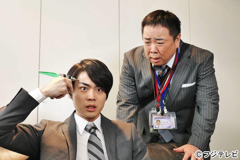 菅田将暉、塚地武雅（C）フジテレビ