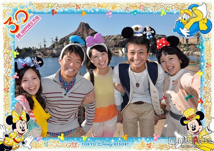 ディズニー、ミッキー＆ミニーと特別な記念写真