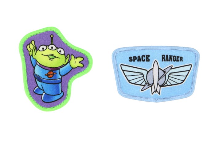 ワッペンアクセサリーセット¥1,300(C)Disney (C)Disney/Pixar