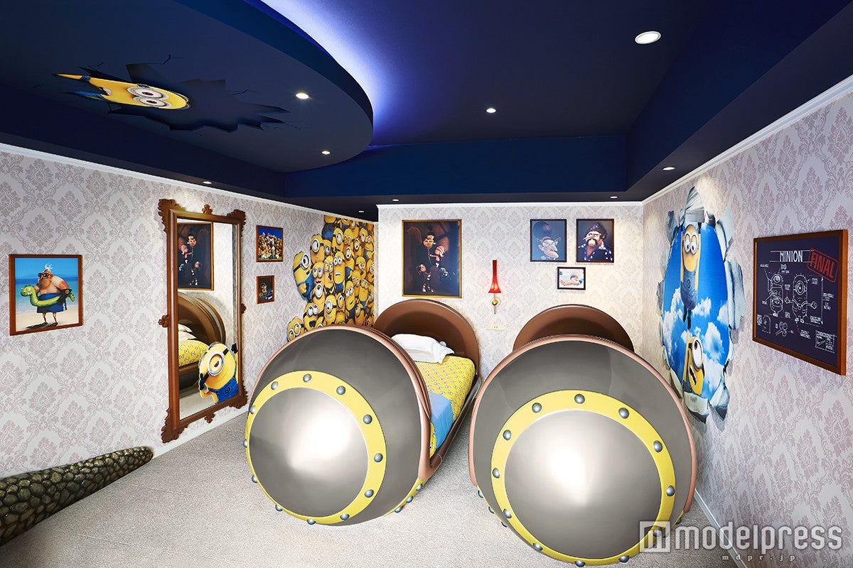 ミニオンルーム／画像提供：ホテル ユニバーサル ポート