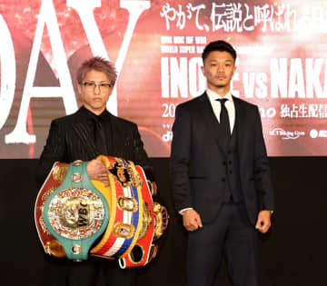 5.2激突！両雄早くもバチバチ…井上尚弥「格の違い見せる」中谷潤人「最強の名称いただく」東京ドーム決戦発表、大橋会長は複雑心境「心に穴」