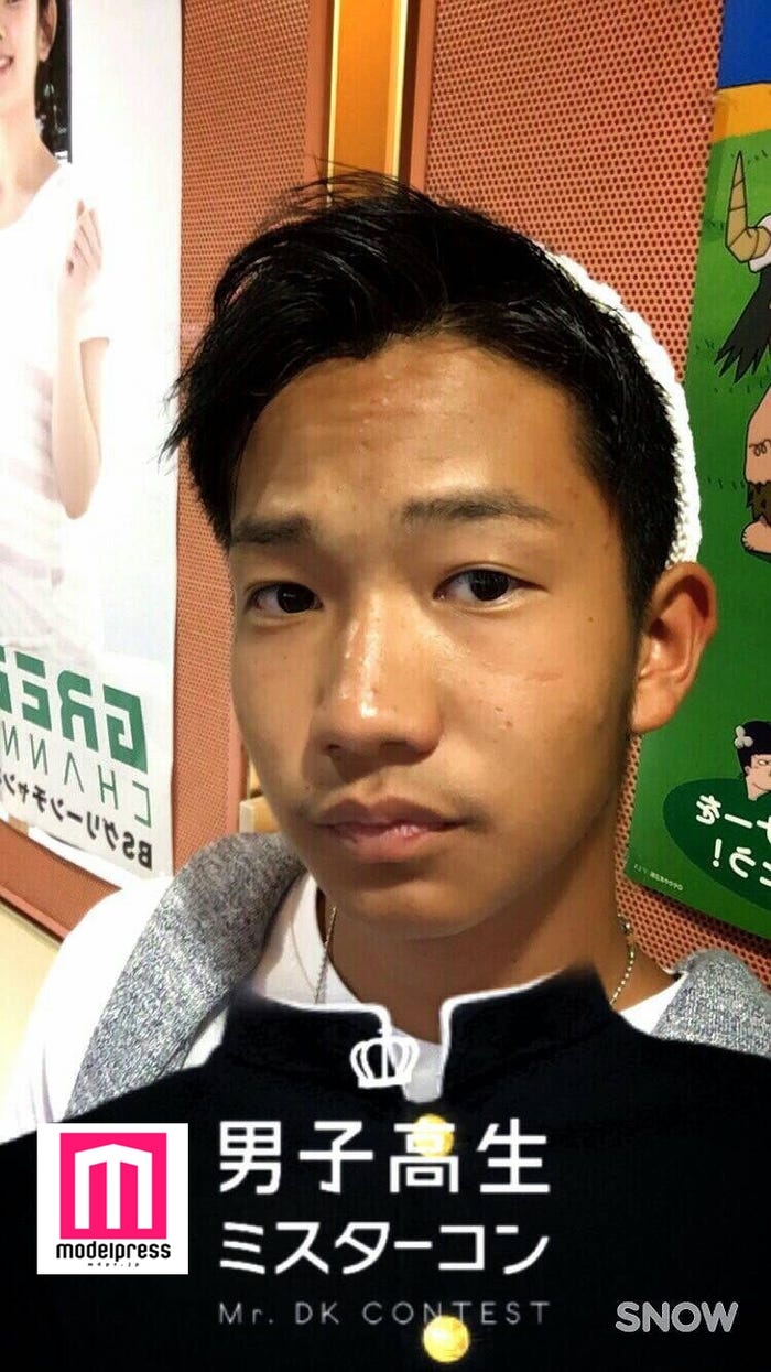 「パートナー投票数」2位:西本兼 「男子高生ミスターコン2016」中国・四国地方予選/ファイナリスト発表