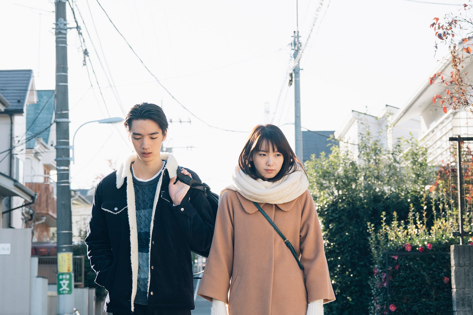 清水尋也、飯豊まりえ／「電影少女」第8話より（C）「電影少女2018」製作委員会