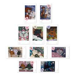 ステッカー(ランダム10種)税込605円(C)Disney