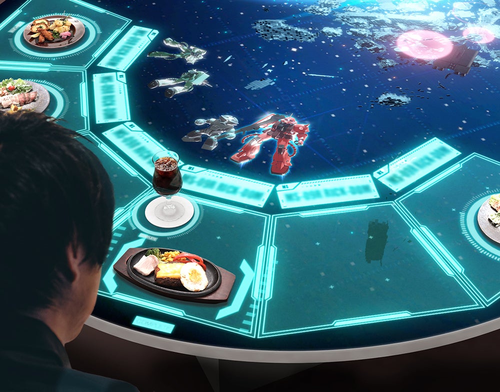 戦闘シミュレーション／画像提供：BANDAI SPIRITS