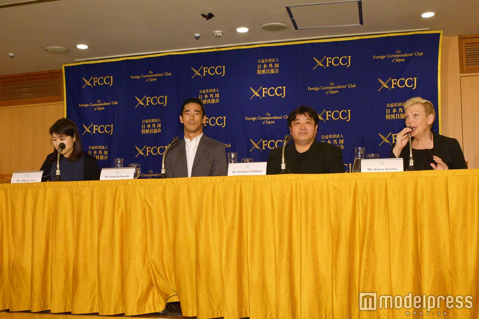 会見の様子（C）モデルプレス