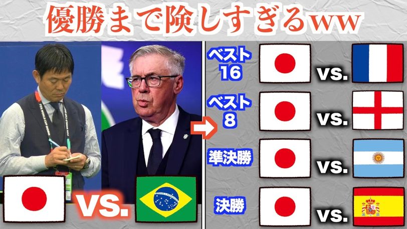 元代表ロナウド「日本なら楽」W杯ブラジル戦、日本は優勝まで超ボスラッシュ