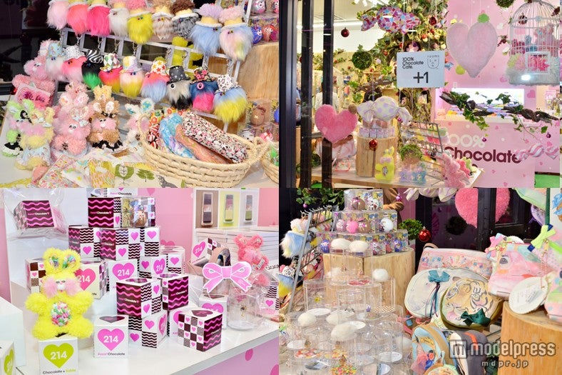 バラエティに富んだチョコレート＆雑貨を展開する「100％チョコレートカフェ」と「rooms」のコラボショップ