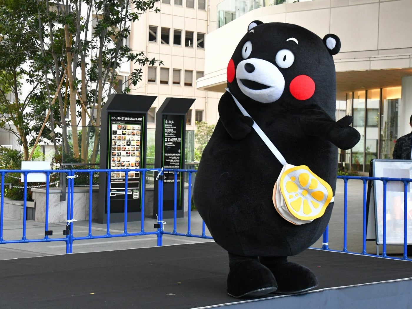 バッグは食べちゃだめだモン＝10月18日、東京都港区