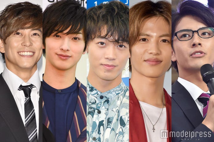 (左から)佐野岳、横浜流星、竹内涼真、志尊淳、中尾暢樹 (C)モデルプレス