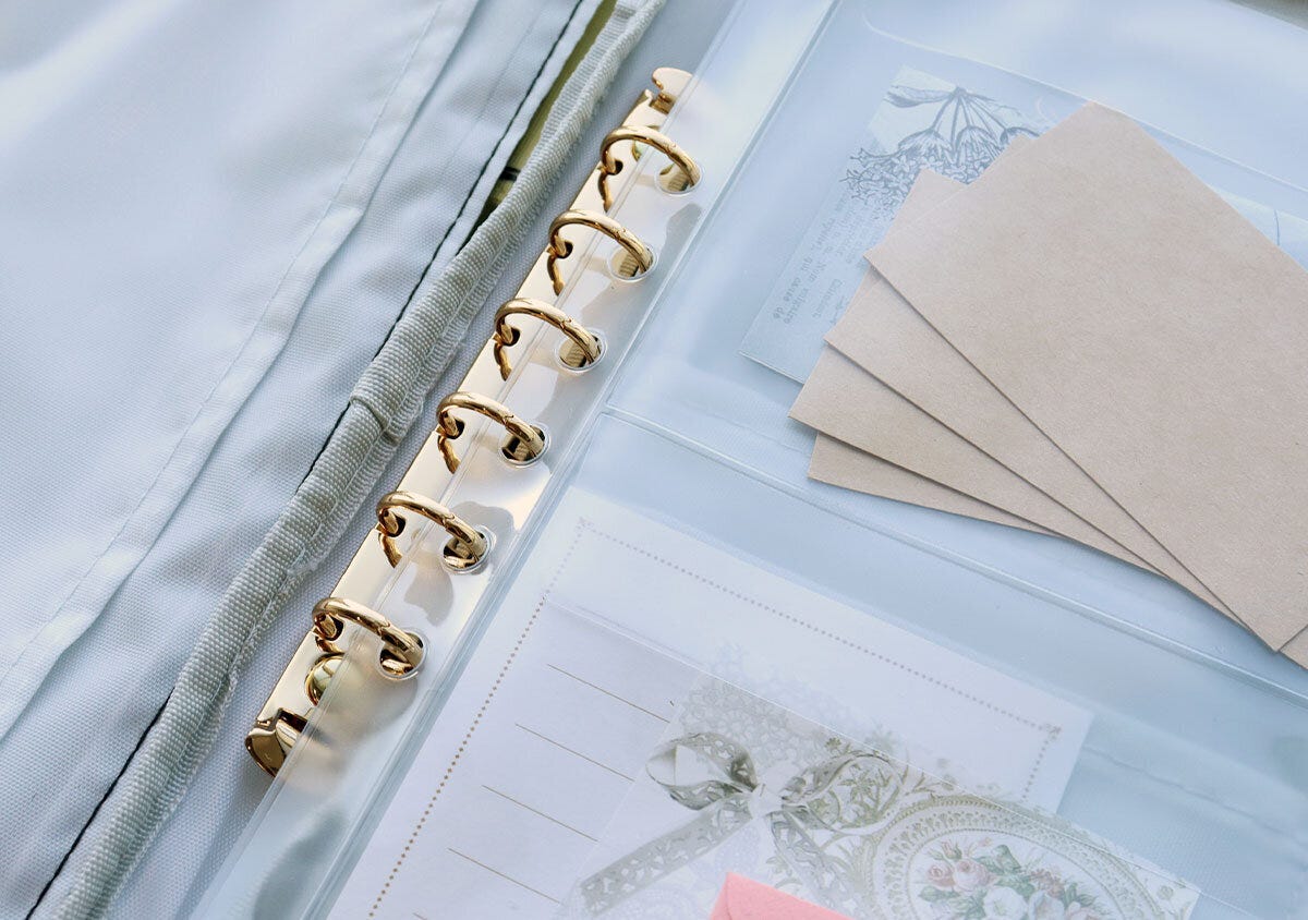 バインダー金具 ツバメノートポーチ付録バインダー金具