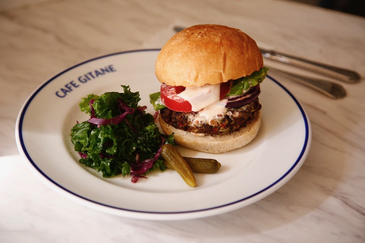 ベジタブルバーガー／画像提供：CAFE GITANE