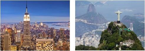 ニューヨーク、ブラジル／画像提供：AAE Japan