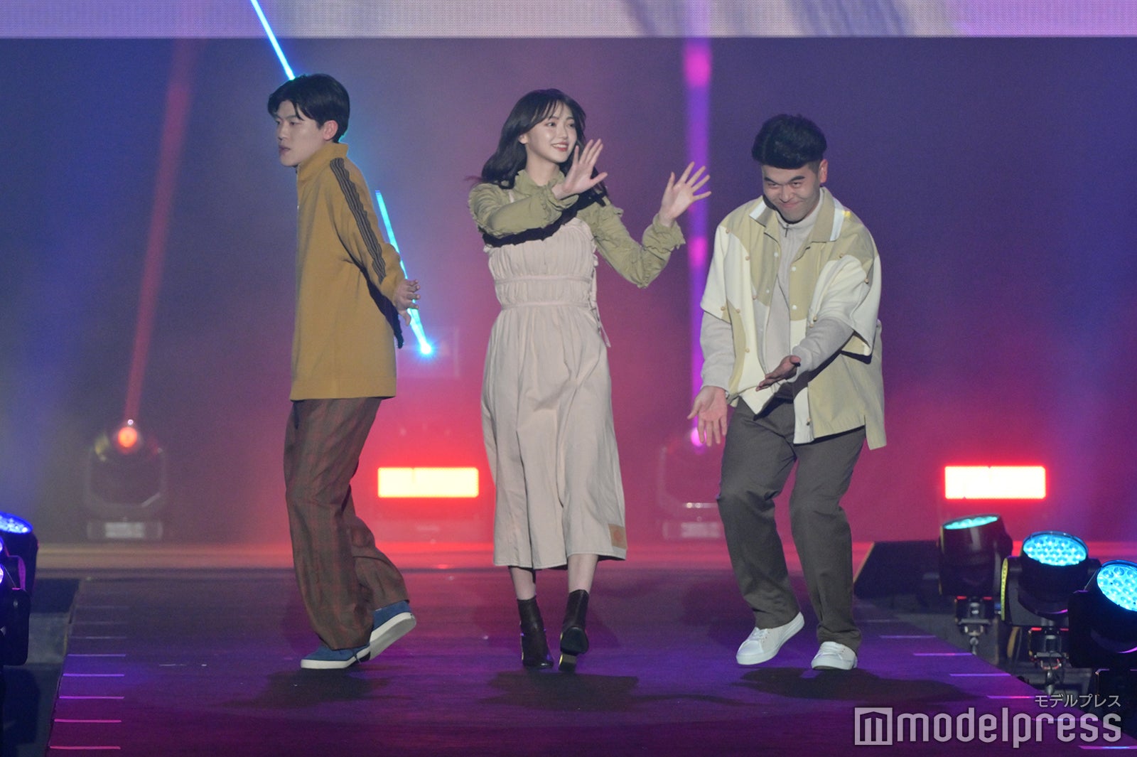 有輝、秋山理湖さん、卓也「TGC CAMPUS STAGE」より（C）モデルプレス