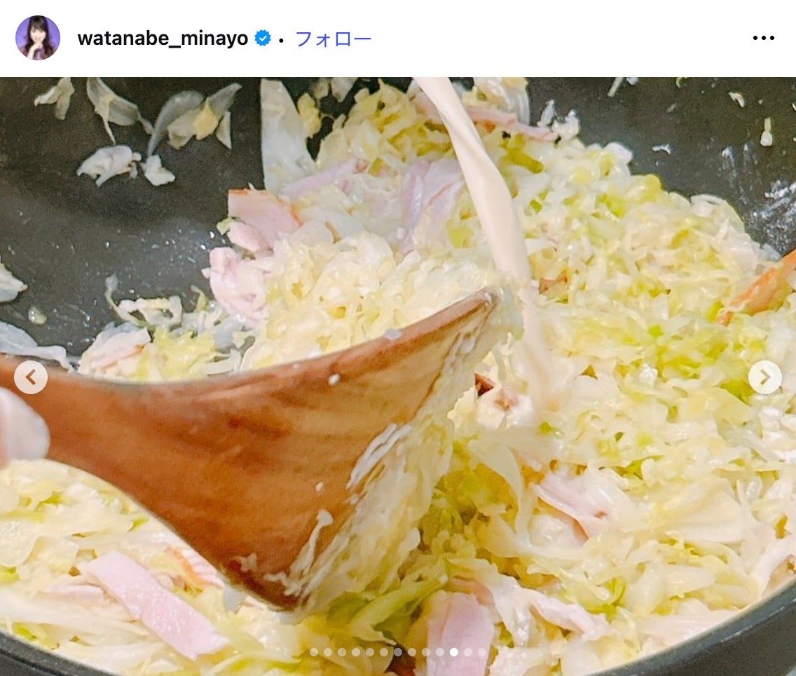渡辺美奈代Instagramより