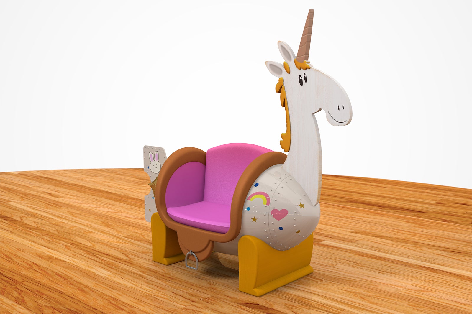 ユニコーンデザインのソファ／画像提供：ユー・エス・ジェイ