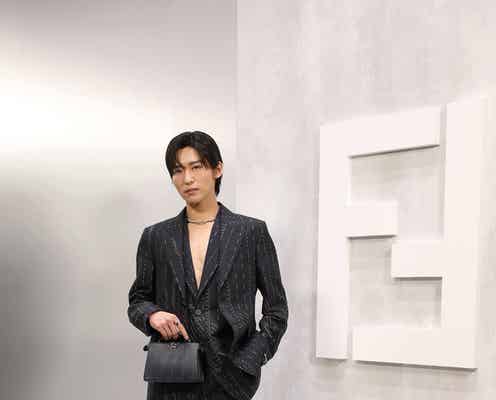 Snow Man目黒蓮、初のミラコレに特別参加「フェンディ」ショーで世界各国のセレブと祝福