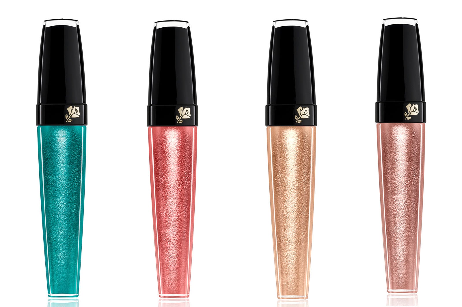 左から、01.BRISE AZURE、02.TEMPO MEDITERR ANÉEN、03.OR FARNIENTE、04.BRONZE RIVAGE／画像提供：ランコム