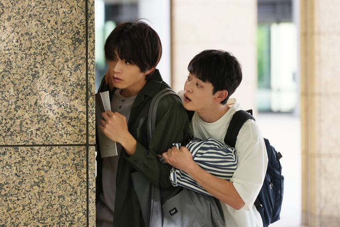 中沢元紀、小林虎之介「ひだまりが聴こえる」第9話より(C)「ひだまりが聴こえる」製作委員会