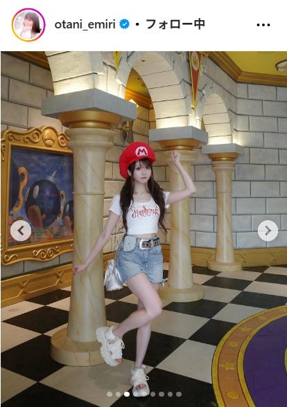 大谷映美里Instagramより