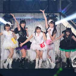 明るくステージを盛り上げたももいろクローバーZ