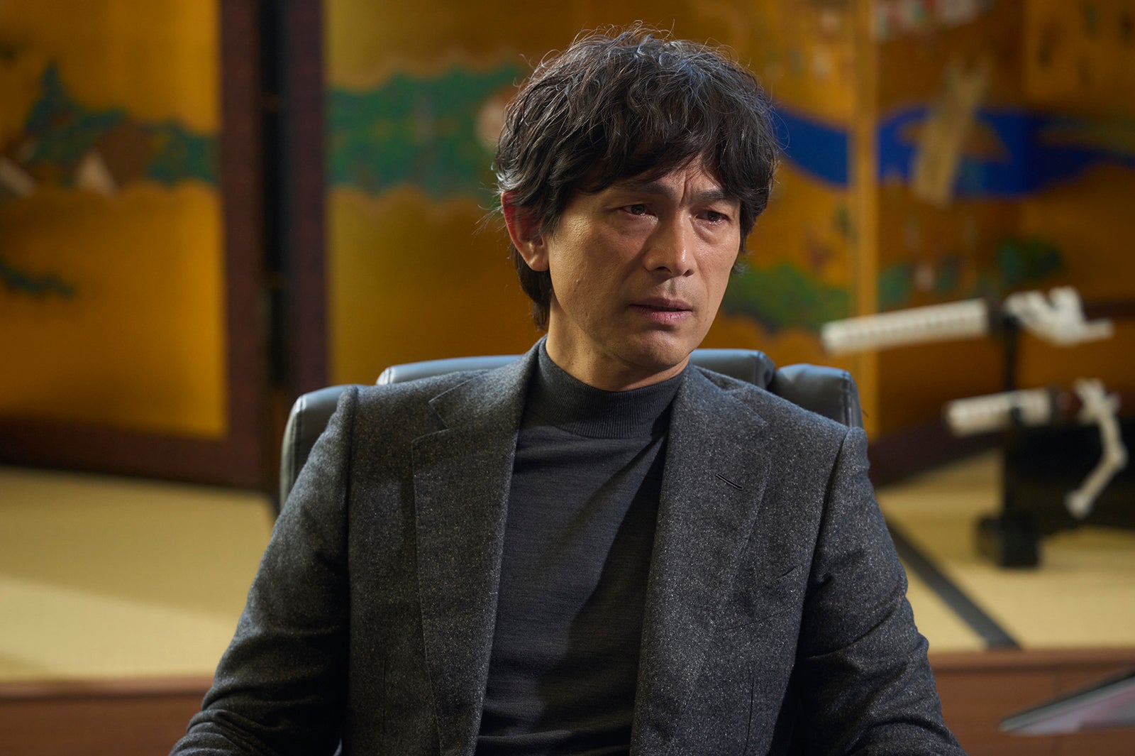 江口洋介「マルス-ゼロの革命-」第1話より（C）テレビ朝日