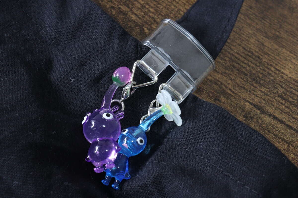 ダイソーのキーホルダーステーション（クリア）使用例1